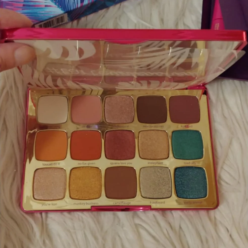💖FIRM! NWT TARTE UNLEASHED EYESHADOW PALETTE WITH TRAVEL SIZE BIG EGO MASCARA